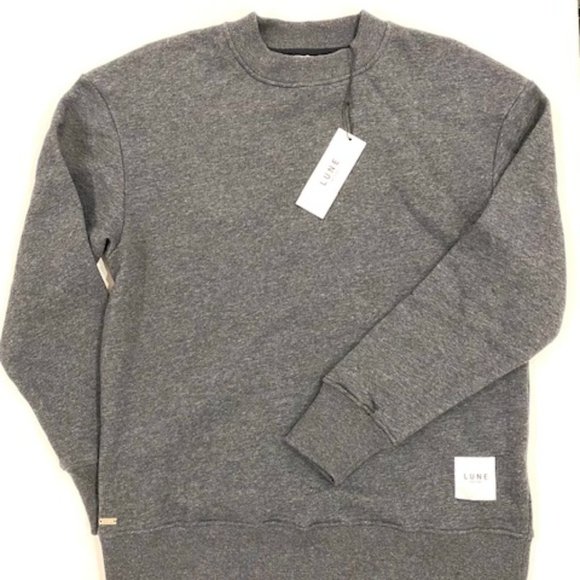 Lune Active Kylie Organic Cotton Sweatshirt Dark Grey - Picture 3 of 3